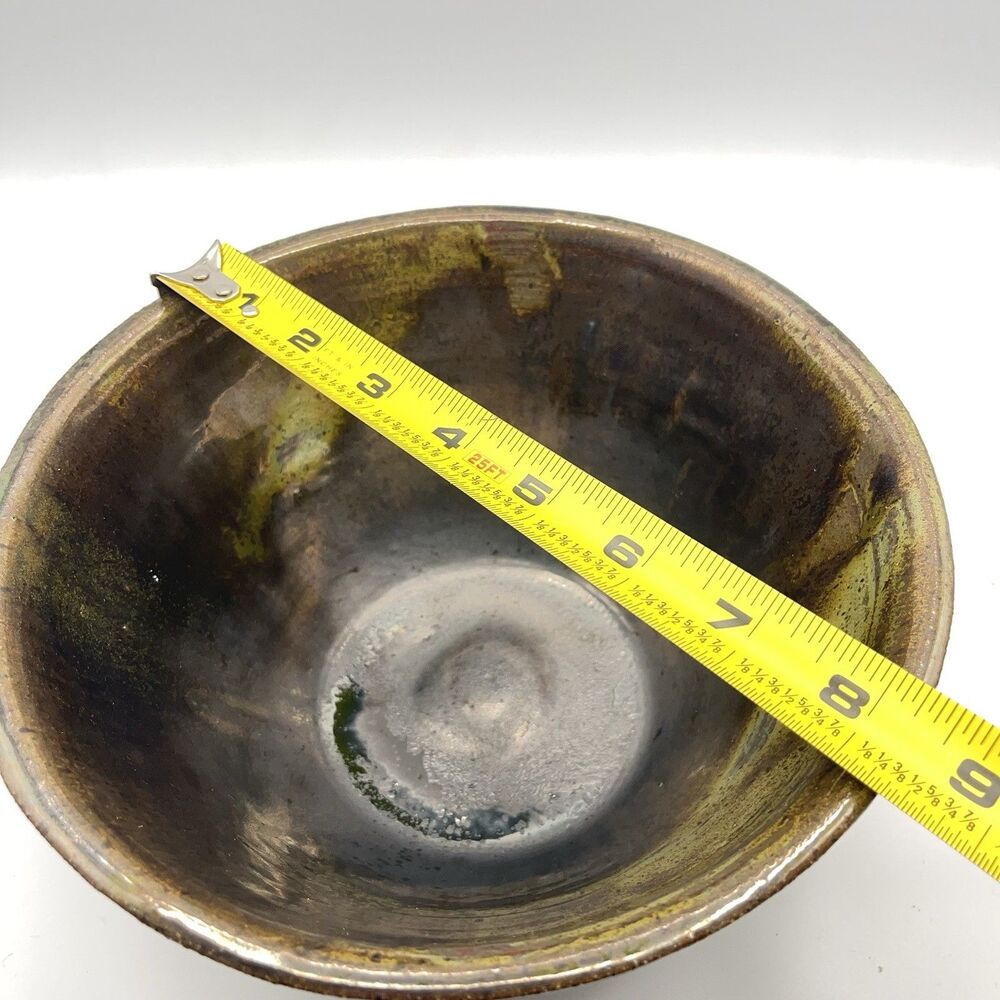 Studio Art Ceramic Bowl With Metallic Finish - Picture 11 of 14